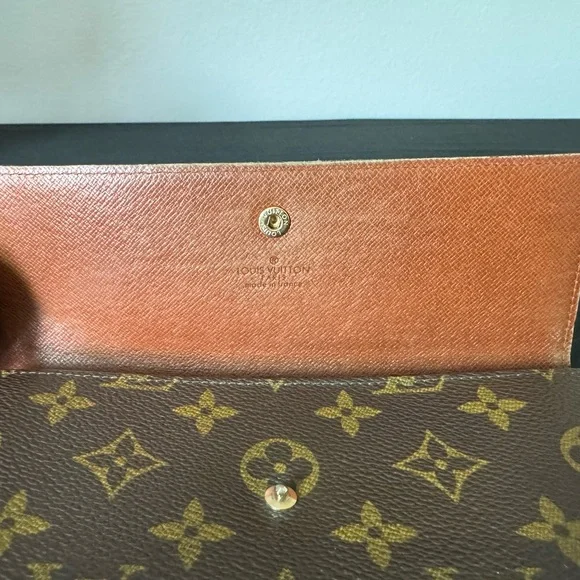 Louis Vuitton Portefeuille Sarah brown monogram long wallet clutch - Picture 7 of 13